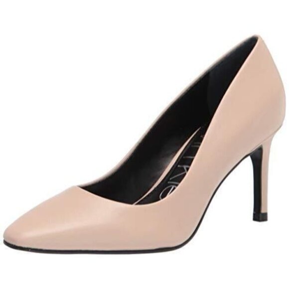 Calvin Klein BNWOT "Callia" pointed toe beige nude heel NEW - Picture 1 of 10